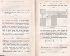 ON THE CONSUMPTION OF COAL IN