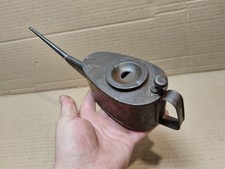 Antique metal small pump - metal, oil