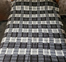 Vintage ALPACA WOOL Blanket Industria Peruana