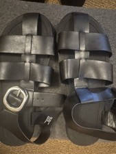 ASOS Black Roman Sandals Size