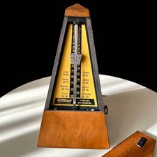 Vintage German Wittner Three Legs Wooden Metronome - Classic Mechanical Timer