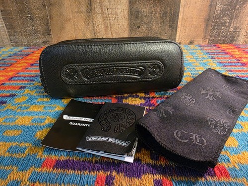 Chrome hearts black leather - black,