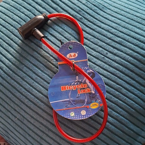 Bike lock cable with keys - lock,