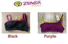 zumba purple lime black padded