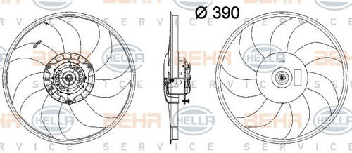 Mahle 8ew 351 041 631 - 8ew, fan