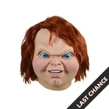 Evil Chucky Mask Childs Play 2 Halloween Masks Trick Or Treat Studios NEW