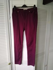 Mistral plum coloured stretch skinny jeans, size 12, great condition