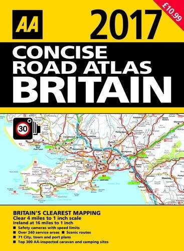 Concise road atlas britain - road,