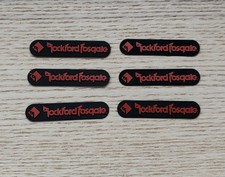 Rockford Fosgate Badges From Speaker Grills