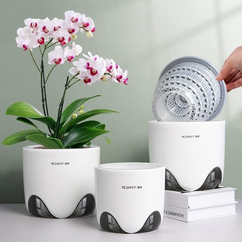 Orchid pots with holes - 12,