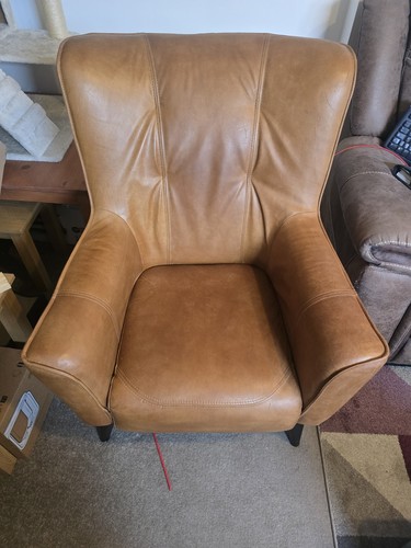 Next genuine leather armchair - leather,