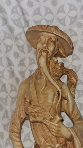 Shaolin monk figurine statue