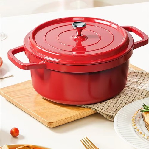 Cast iron casserole dish - casserole,