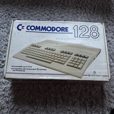 Commodore 128 Personal Computer Keyboard Boxed with Manual and Power Supply