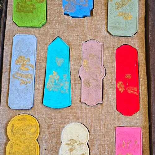 Vintage chinese multicoloured - vintage,