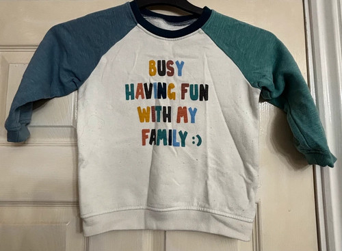 Matalan boys slogan jumper - matalan,