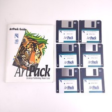 Serif ArtPack - Guide Book and Original 6 Disks - 1993 - Vintage Software