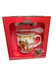 Porcelain Christmas Cup with
