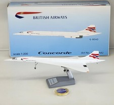 InFlight200 Concorde British Airways G-BOAD (with stand) Ref: ARDBA82