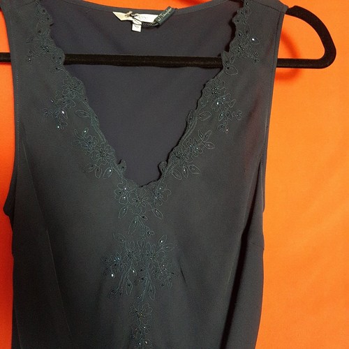 Taylor navy embellished long - j.taylor,
