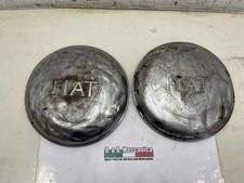 Pair Bolts Cups Hubcap Brass