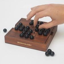 Deluxe Wooden Solitaire Board