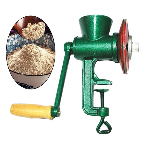 Manual iron grain grinder mill - manual,