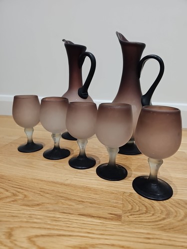 Vintage frosted ombre - frosted, wine