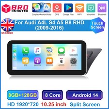 10.25" 8GB+128GB For Audi A4/A5/B8 Concert/Symphony Radio RHD Car Stereo CarPlay