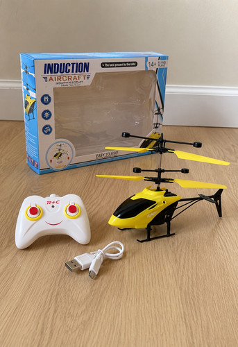 Yellow helicopter remote - yellow, rc