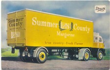 Dyson Trailer Publicity postcard illustrating Summer County Livery