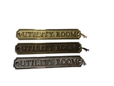 UTILITY ROOM Door Sign PLAQUE
