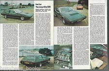 1975 LOTUS ELITE 503 road
