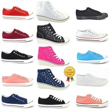 LADIES WOMENS GIRLS LACE UP