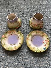 Yankee Candle Shade AND PLATE Butterflies Summer Garden Small X2 READ BELOW