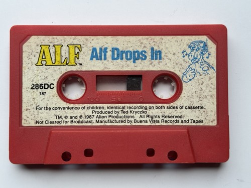 Alf drops vintage cassette - in,