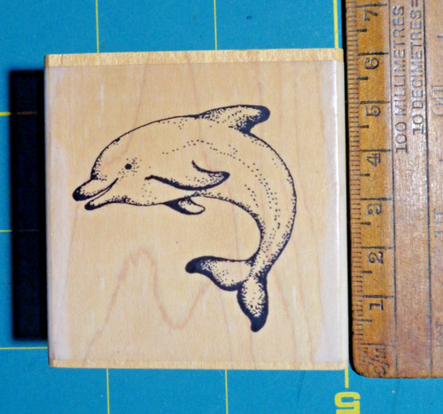 Leaping dolphin inca rubber - dolphin,