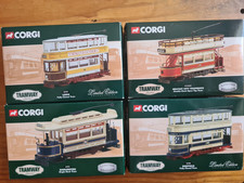 boxed corgi trams