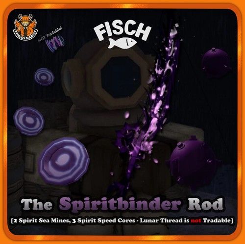 Fisch spiritbinder rod set - -,