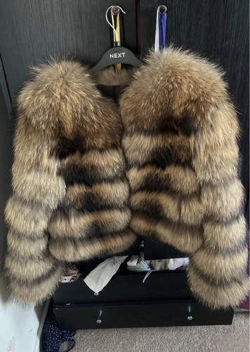 Racoon fur coat - racoon,