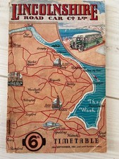 Lincolnshire Road Car Co Ltd Bus timetable 10th September 1951