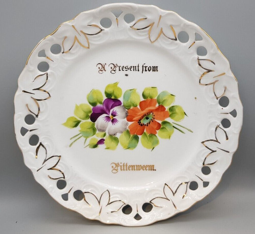 Rare vintage pierced edge - pierced,