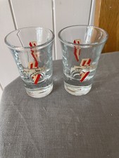 RARE ITEM-Pair of Southern Comfort Cajun Spice Edition Shot / Slammer Glasses