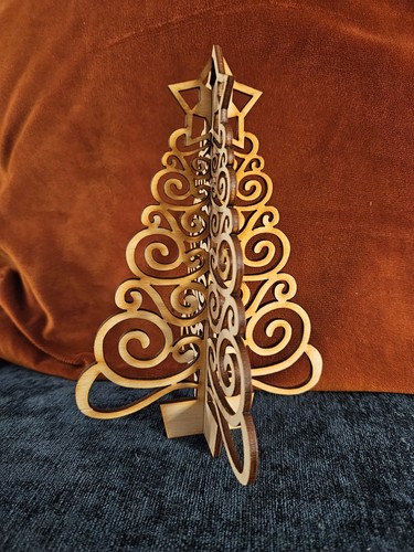 Christmas decoration cut birch - decoration-cut,
