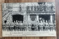 WW1 Postcard. German Pickelhaube Soldiers & Machine Gun Cannon. France 1916