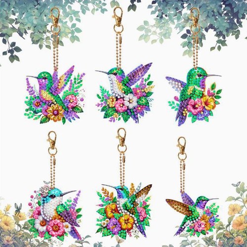 6pcs diy colourful - 5d,