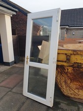 White UPVC Door and Frame