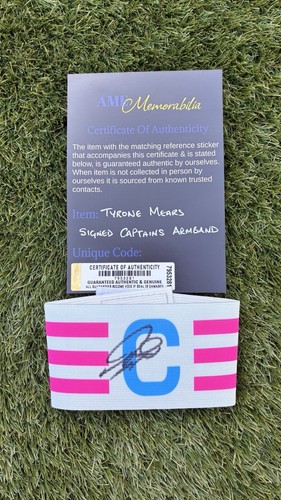 Tyrone mears signed - mears,