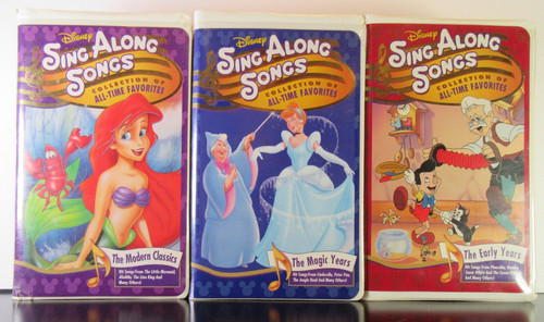 Disney vhs sing along - sing, songs