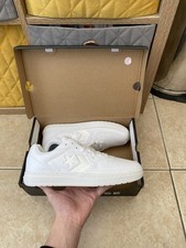 Converse Rival Ox Leather Triple White Trainers Shoes BNIB Size 10uk 164445C